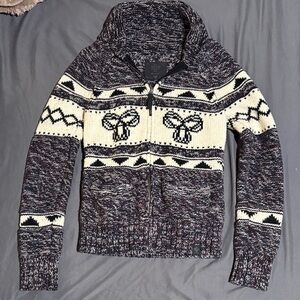 TNA lambswool zip up